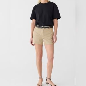J Crew 4" Inseam Khaki Shorts Chino